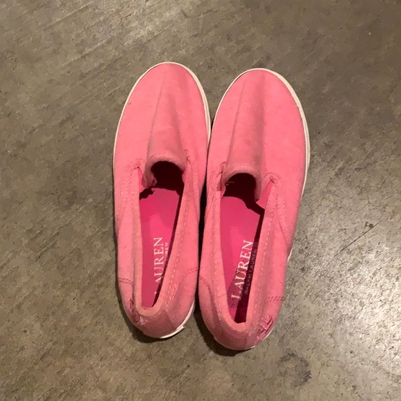 WOMENS RALPH LAUREN SLIP ON SNEAKER - Picture 1 of 2